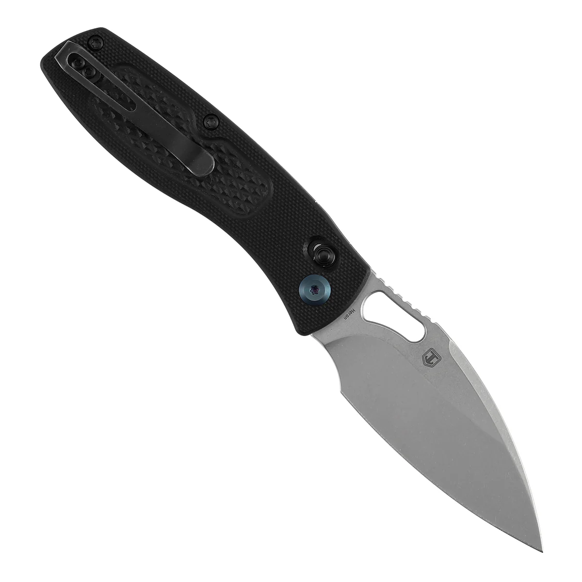 Heron Crossbar Lock Folding Knife - 3.13" Nitro V Blade | Black G10 Handle with Diamond Pattern | Johan Jordaan- B2124V4 - Image 3