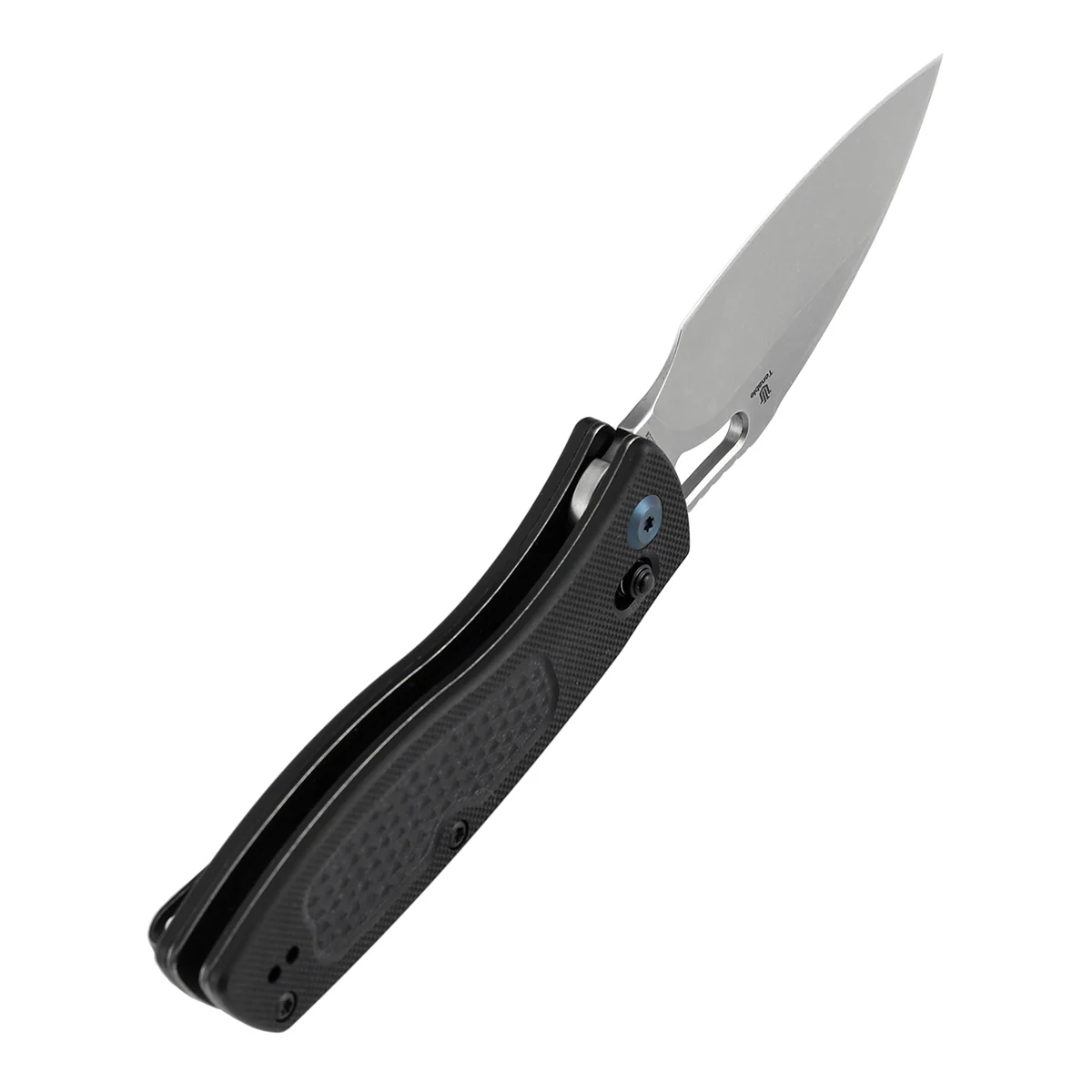 Heron Crossbar Lock Folding Knife - 3.13" Nitro V Blade | Black G10 Handle with Diamond Pattern | Johan Jordaan- B2124V4 - Image 4
