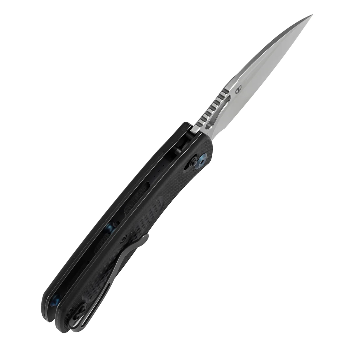 Heron Crossbar Lock Folding Knife - 3.13" Nitro V Blade | Black G10 Handle with Diamond Pattern | Johan Jordaan- B2124V4 - Image 5