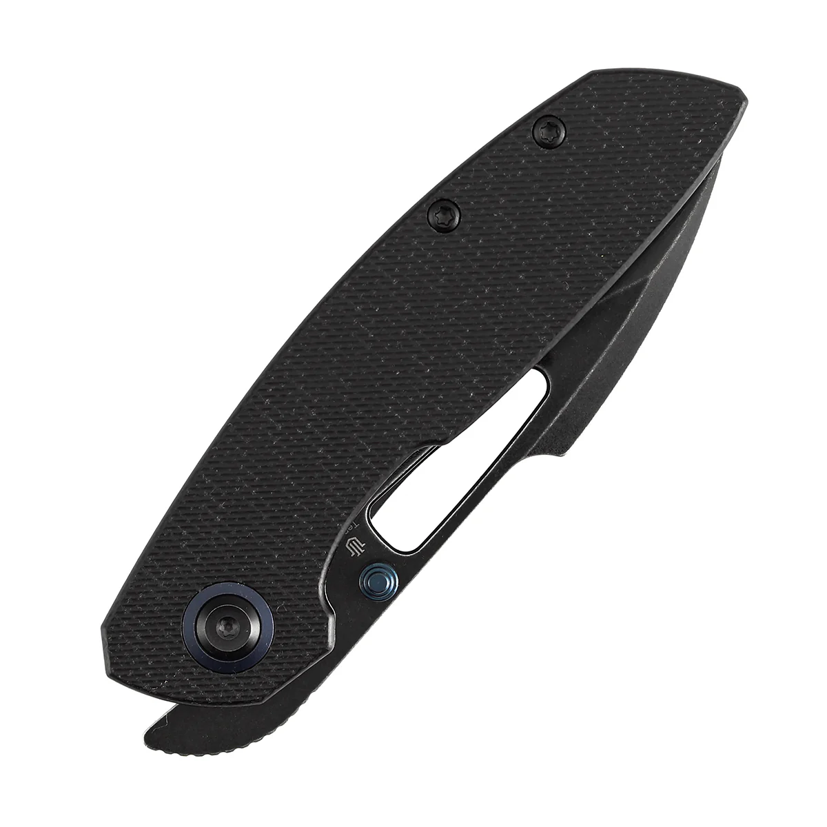 Tenable Link Folding Knife | 3.0" Blackwash 14C28N Blade | Black Micarta Handle| Triple Stripe Knives Design | B1068A4 - Image 6