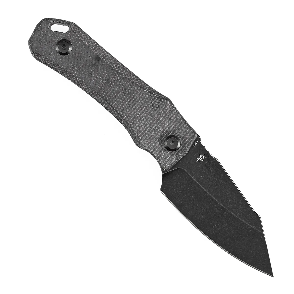 Tenable Loki Fixed Blade Knife |2.99"  Blackwash D2 Blade | Black Micarta Handle | Steven Dunnuck Design | G1058A4 - Image 5
