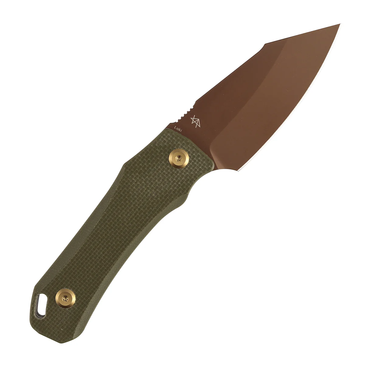 Tenable Loki Fixed Blade Knife | 2.99" Rose Gold D2 Blade | Olive Green G10 Handle | Steven Dunnuck Design | G1058A3 - Image 7