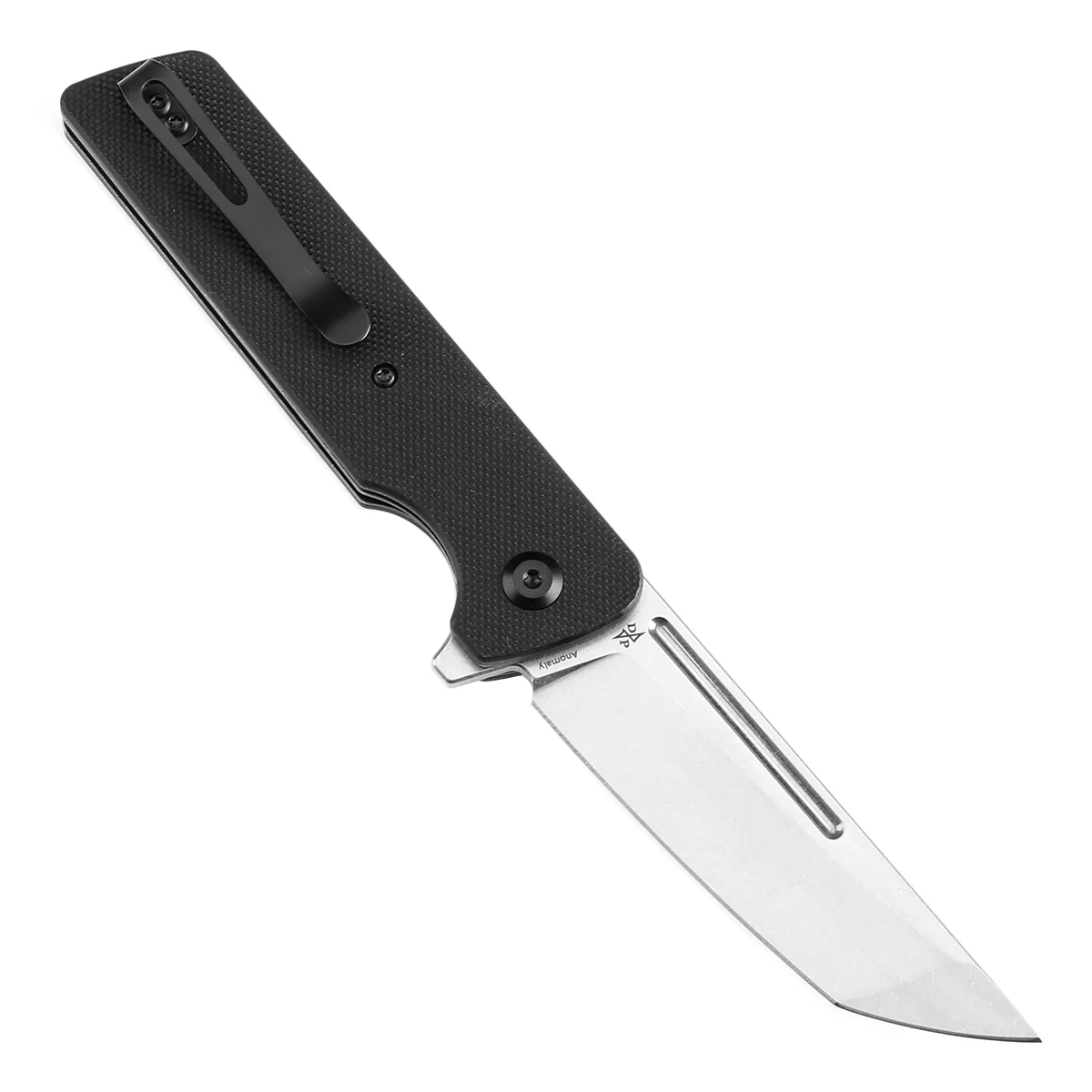 Tenable Anomaly Folding Knife Black G10 Handle (3.14'' Stonewashed Nitro-V Tanto Blade) Pinkerton Knives Design-T2038T1 - Image 3