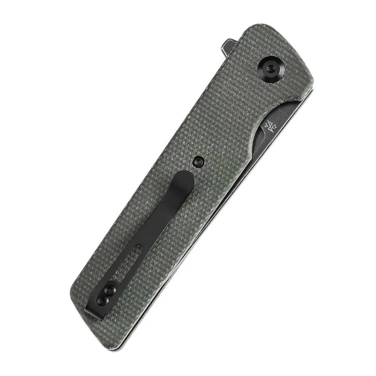Tenable Anomaly Folding Knife Green Micarta Handle (3.14'' Blackwash Nitro-V Blade) Pinkerton Knives Design-T2038A2 - Image 8