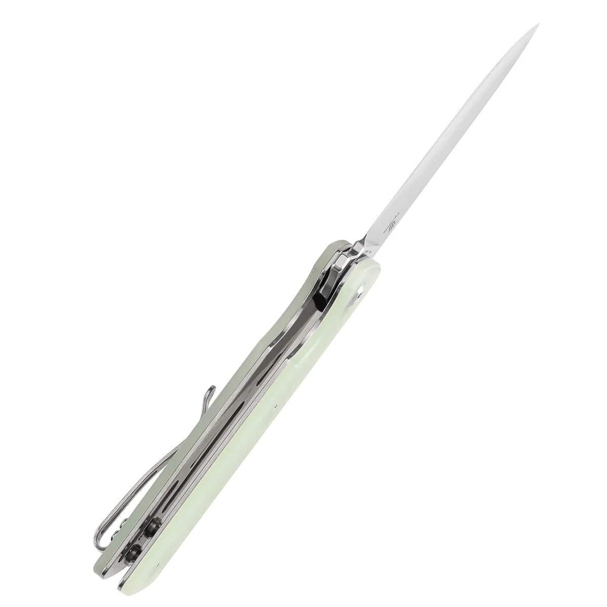 Tenable Anomaly Folding Knife Jade G10 Handle (3.14'' Stonewashed Nitro-V Blade) Pinkerton Knives Design-T2038A4 - Image 4