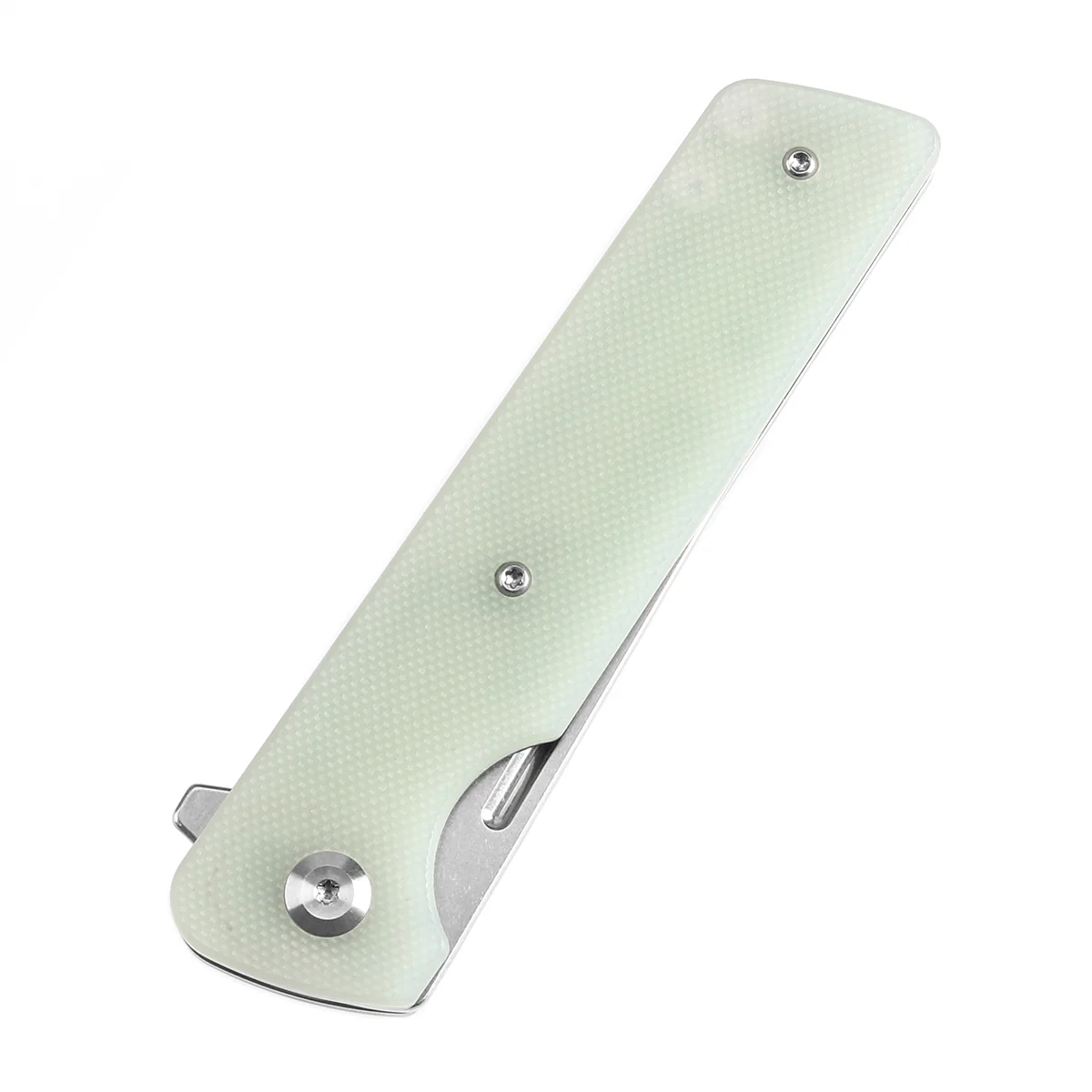 Tenable Anomaly Folding Knife Jade G10 Handle (3.14'' Stonewashed Nitro-V Tanto Blade) Pinkerton Knives Design-T2038T4 - Image 7