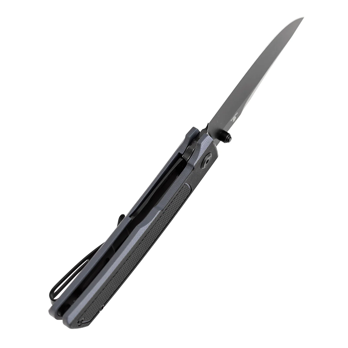 Tenable Bison Folding Knife | 3.24'' Blackwash Nitro V Blade | Black and Gray G10 with Frag Pattern Handle | Ray Laconico Knives Design | B2108A2 - Image 5