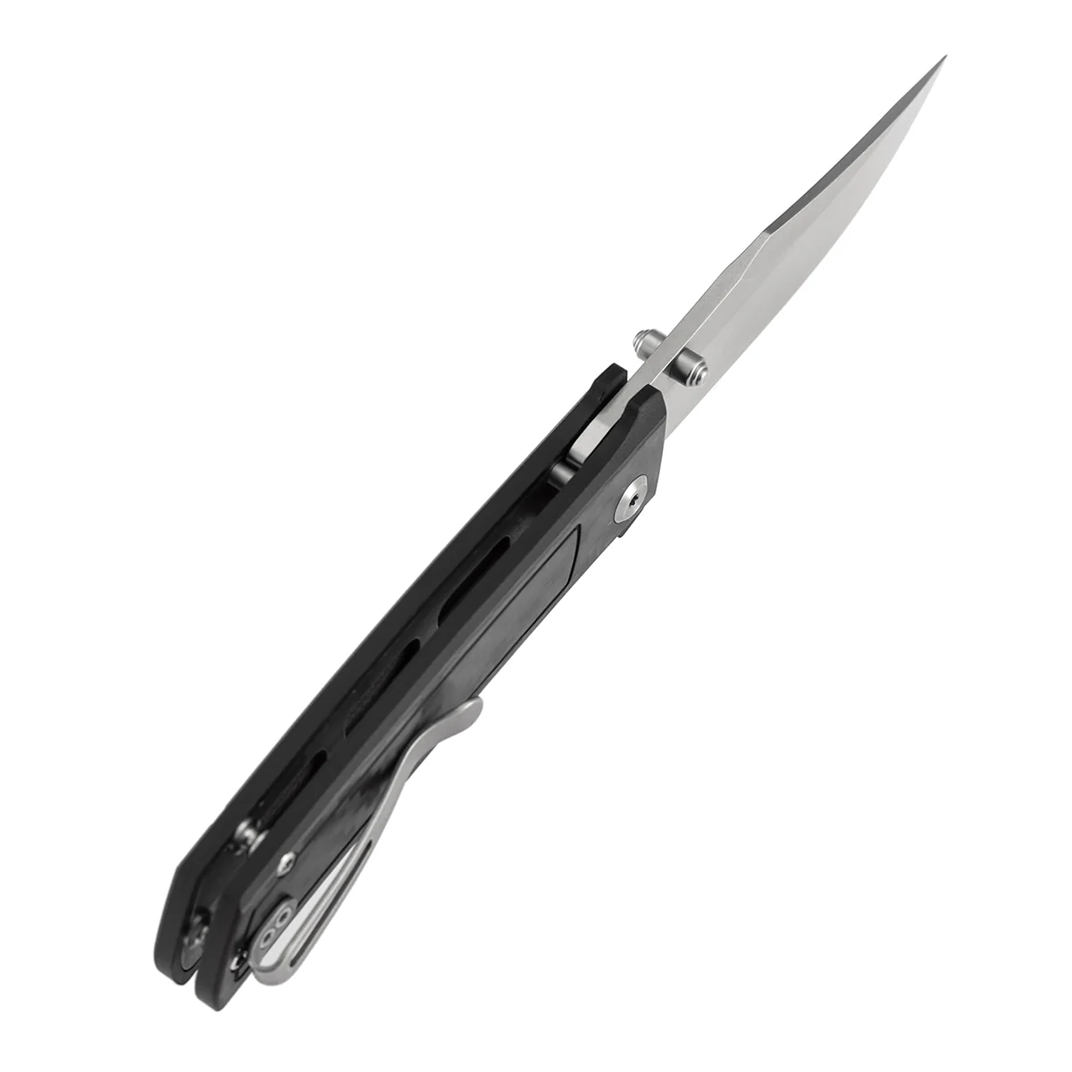 Tenable Bison Folding Knife | 3.24'' Stonewashed Nitro V Blade | Twill Carbon FIber & G10 Handle | Ray Laconico Knives Design | B2108A4 - Image 5