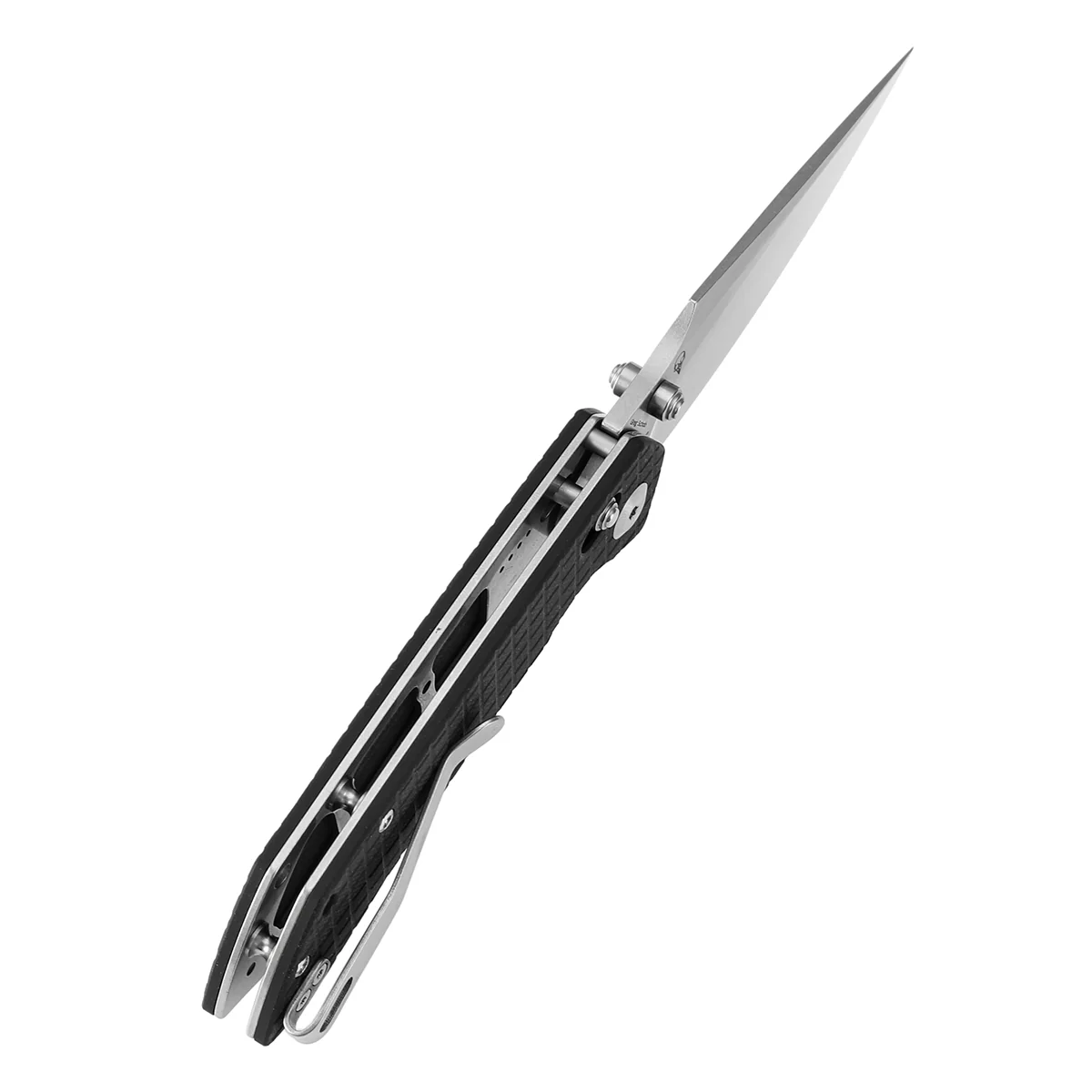 Tenable Fenrir Cross Bar Lock Folding Knife| Black G10 with Frag Pattern| 3.48“ Stonewashed Nitro-V Blade | Sparrow Knife Design | T1034V7 - Image 5