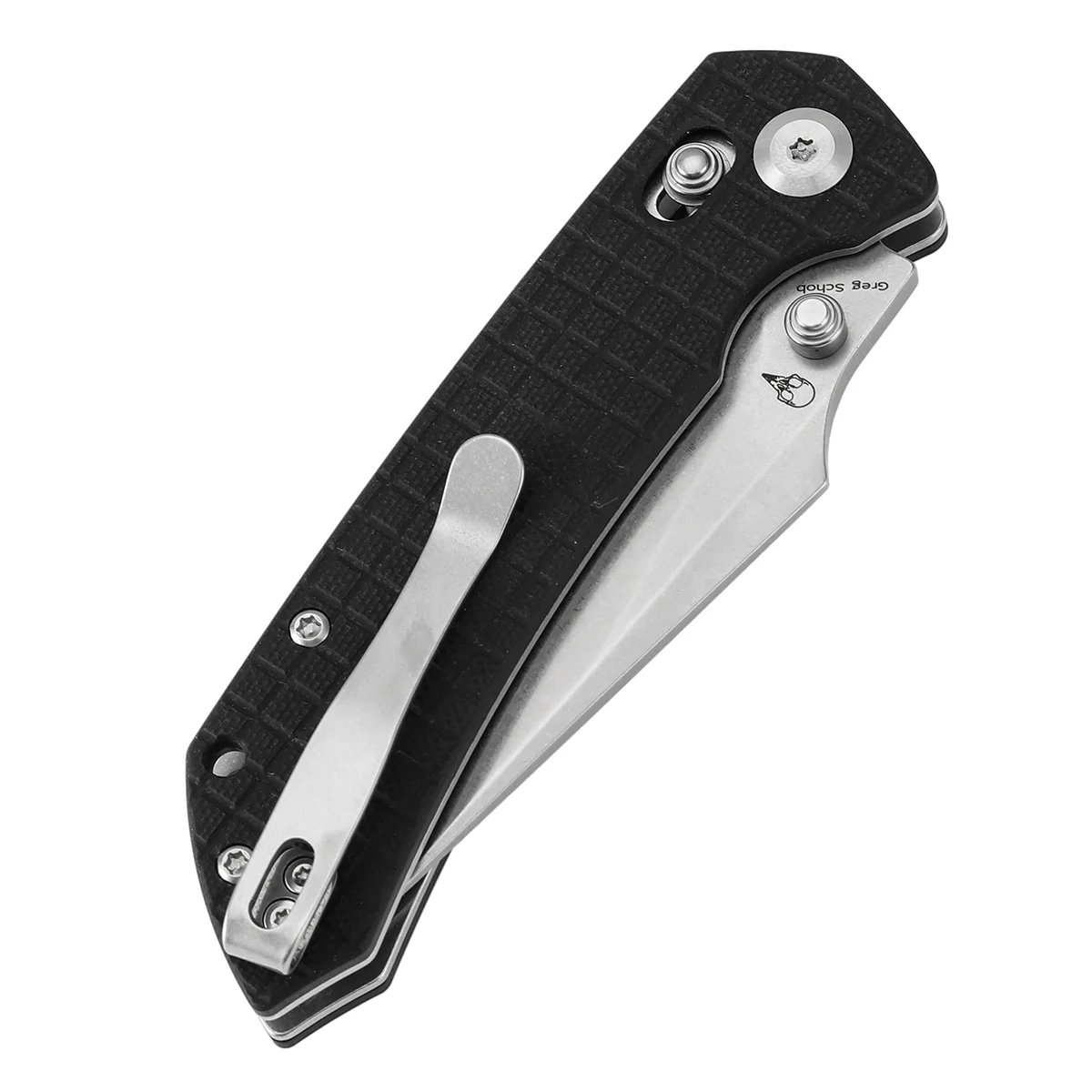 Tenable Fenrir Cross Bar Lock Folding Knife| Black G10 with Frag Pattern| 3.48“ Stonewashed Nitro-V Blade | Sparrow Knife Design | T1034V7 - Image 7