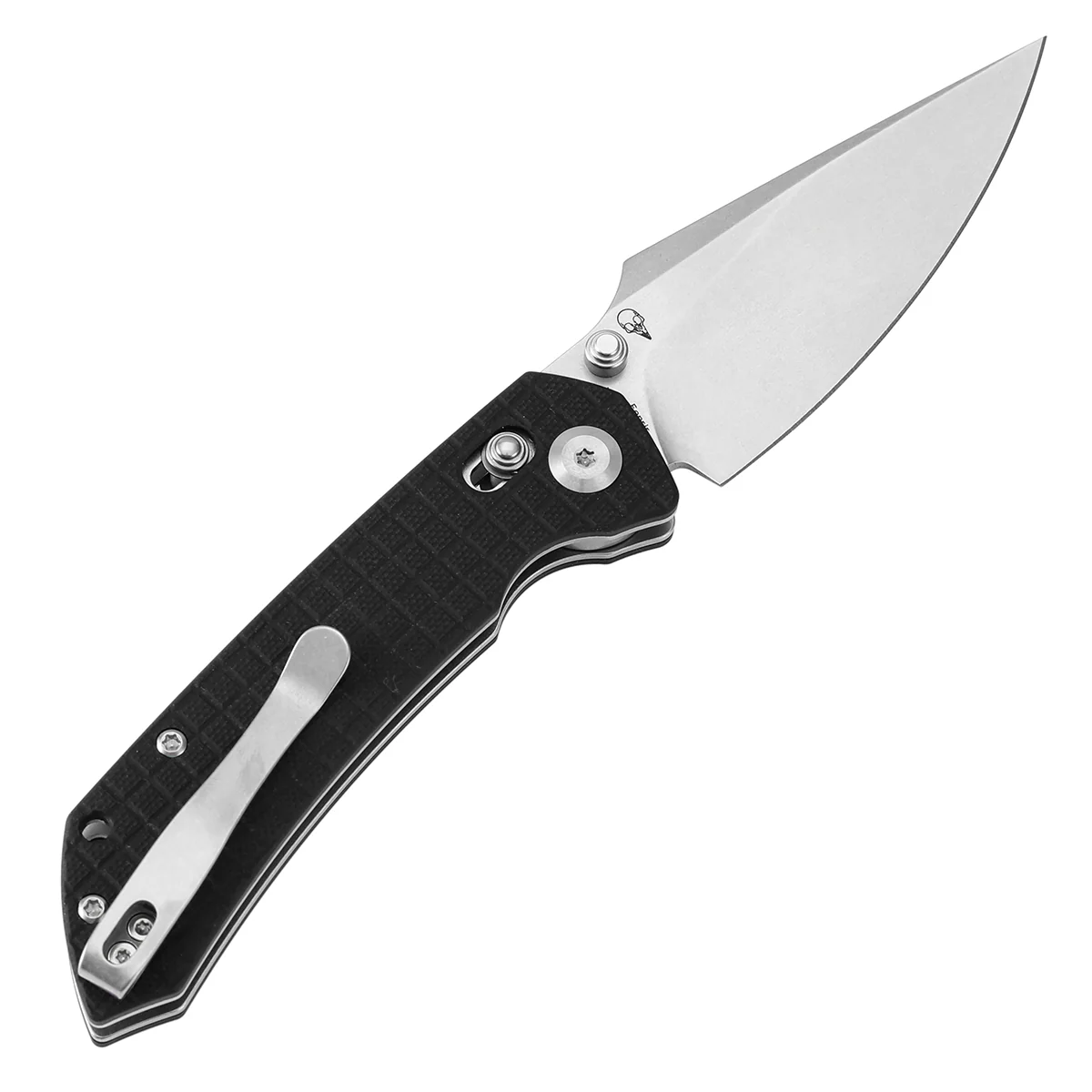 Tenable Fenrir Cross Bar Lock Folding Knife| Black G10 with Frag Pattern| 3.48“ Stonewashed Nitro-V Blade | Sparrow Knife Design | T1034V7 - Image 8