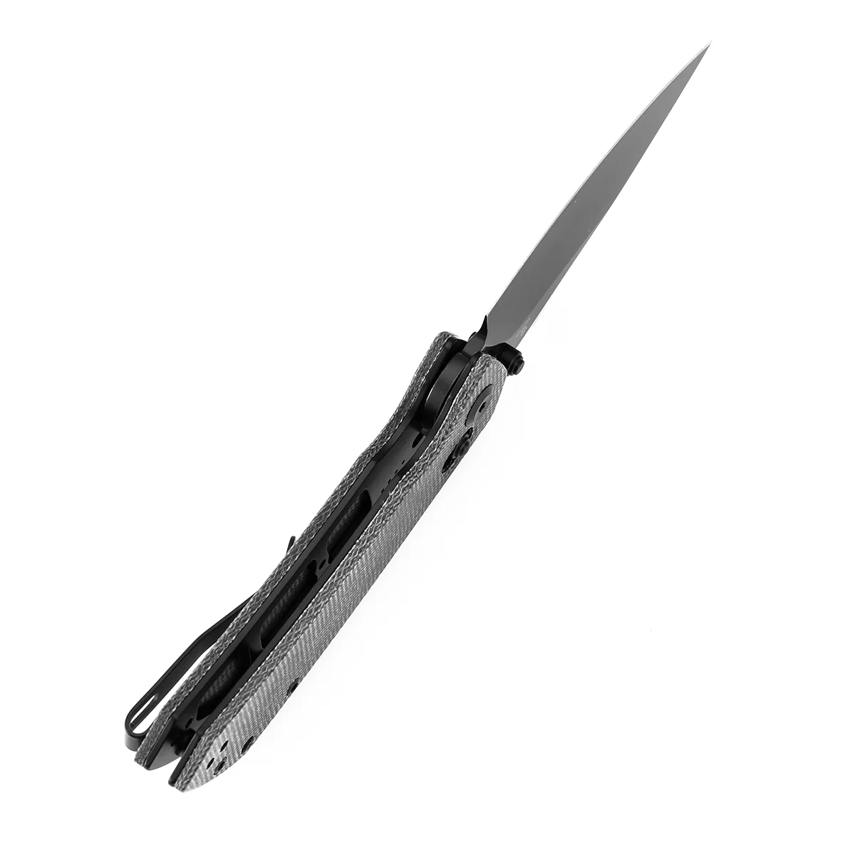 Tenable Fenrir Cross Bar Lock Folding Knife| Black Micarta | 3.48" Blackwashed Nitro-V Blade | Sparrow Knife Design | T1034V3 - Image 4