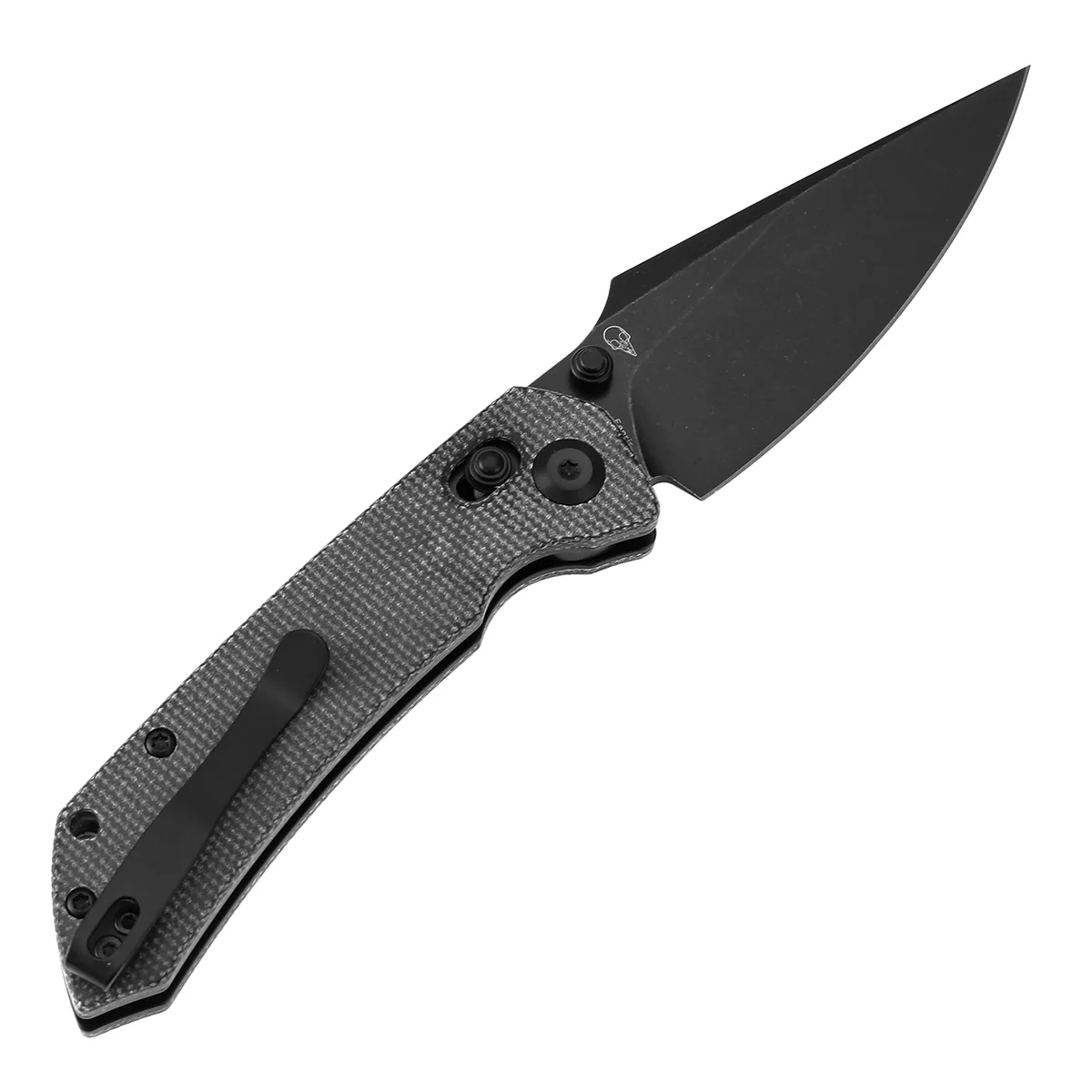 Tenable Fenrir Cross Bar Lock Folding Knife| Black Micarta | 3.48" Blackwashed Nitro-V Blade | Sparrow Knife Design | T1034V3 - Image 8