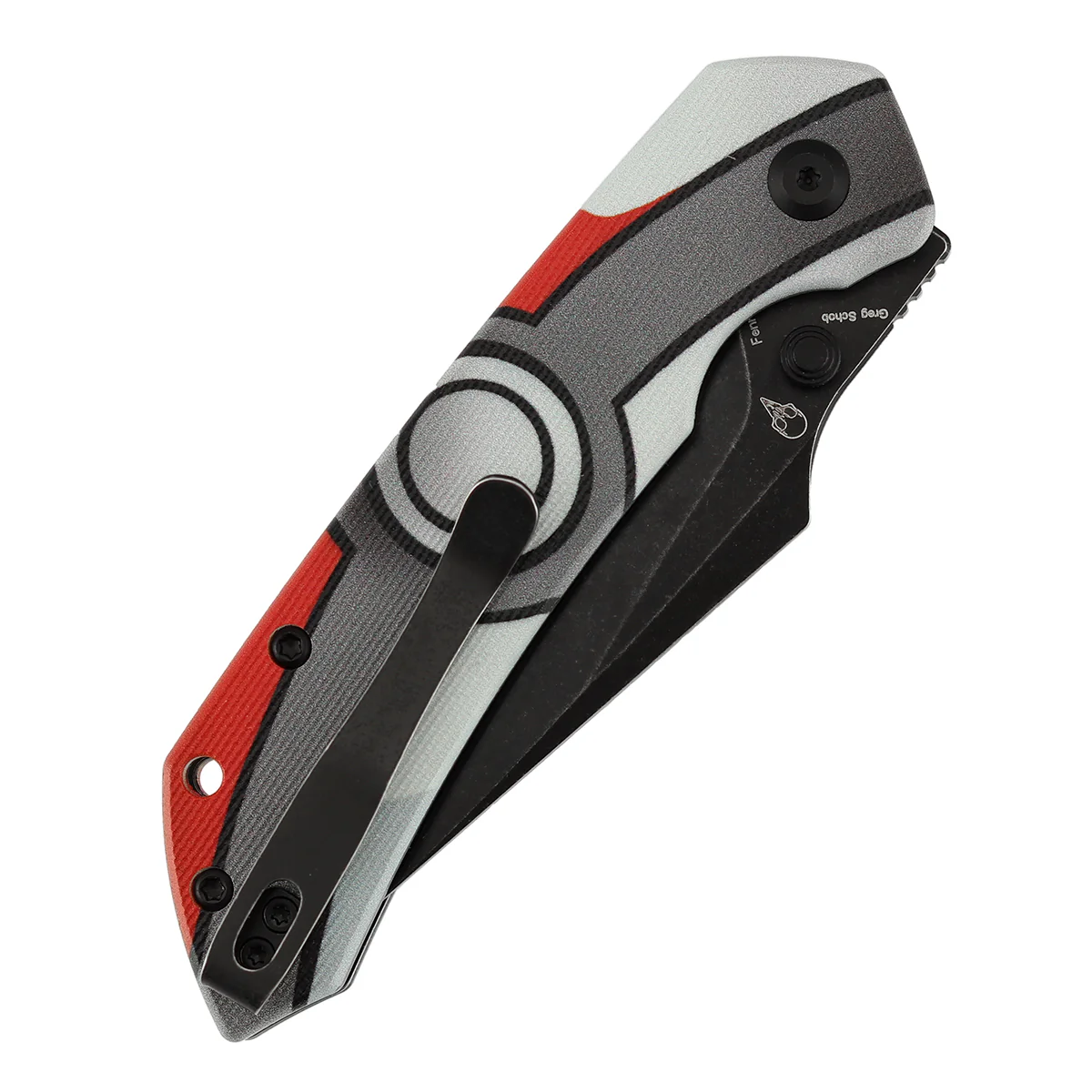 Tenable Fenrir Top Liner Lock Folding Knife| 3.4“ Blackwash D2 Blade | Jade G10 with Pocket Monster Inspired Pattern Handle | Sparrow Knife Design | B1034H16 - Image 7