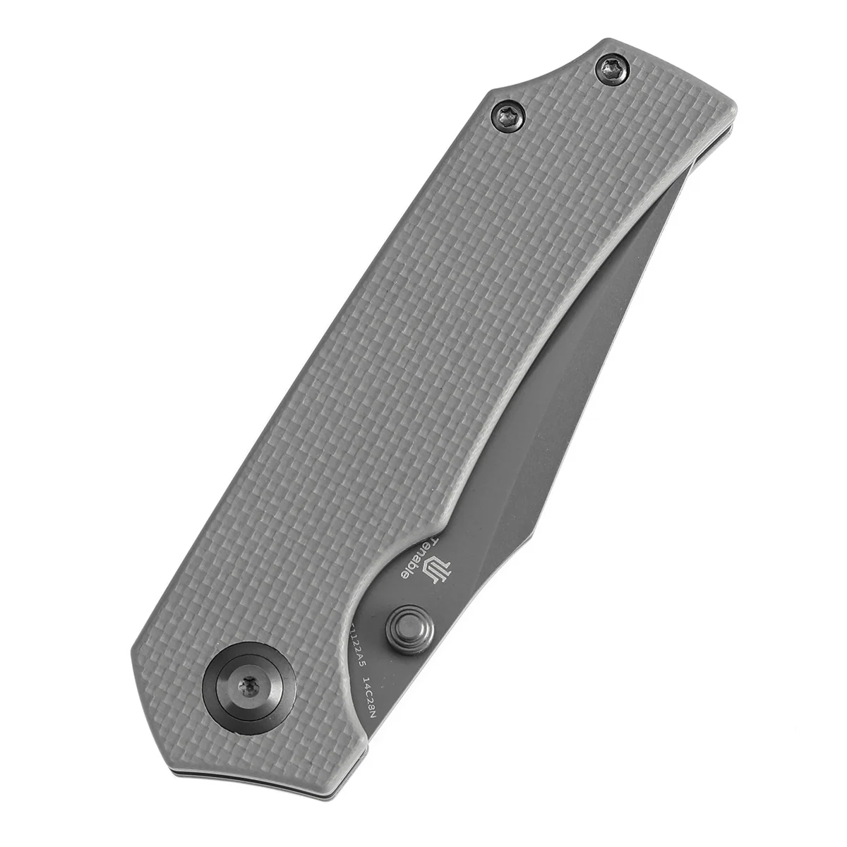 Tenable Fermi Folding Knife Light Sand G10 Handle (3.11'' Grey TiCn Coated 14C28N Blade) Burchtree Designs-T1122A5 - Image 6