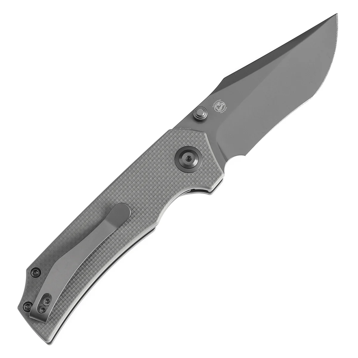 Tenable Fermi Folding Knife Light Sand G10 Handle (3.11'' Grey TiCn Coated 14C28N Blade) Burchtree Designs-T1122A5 - Image 8
