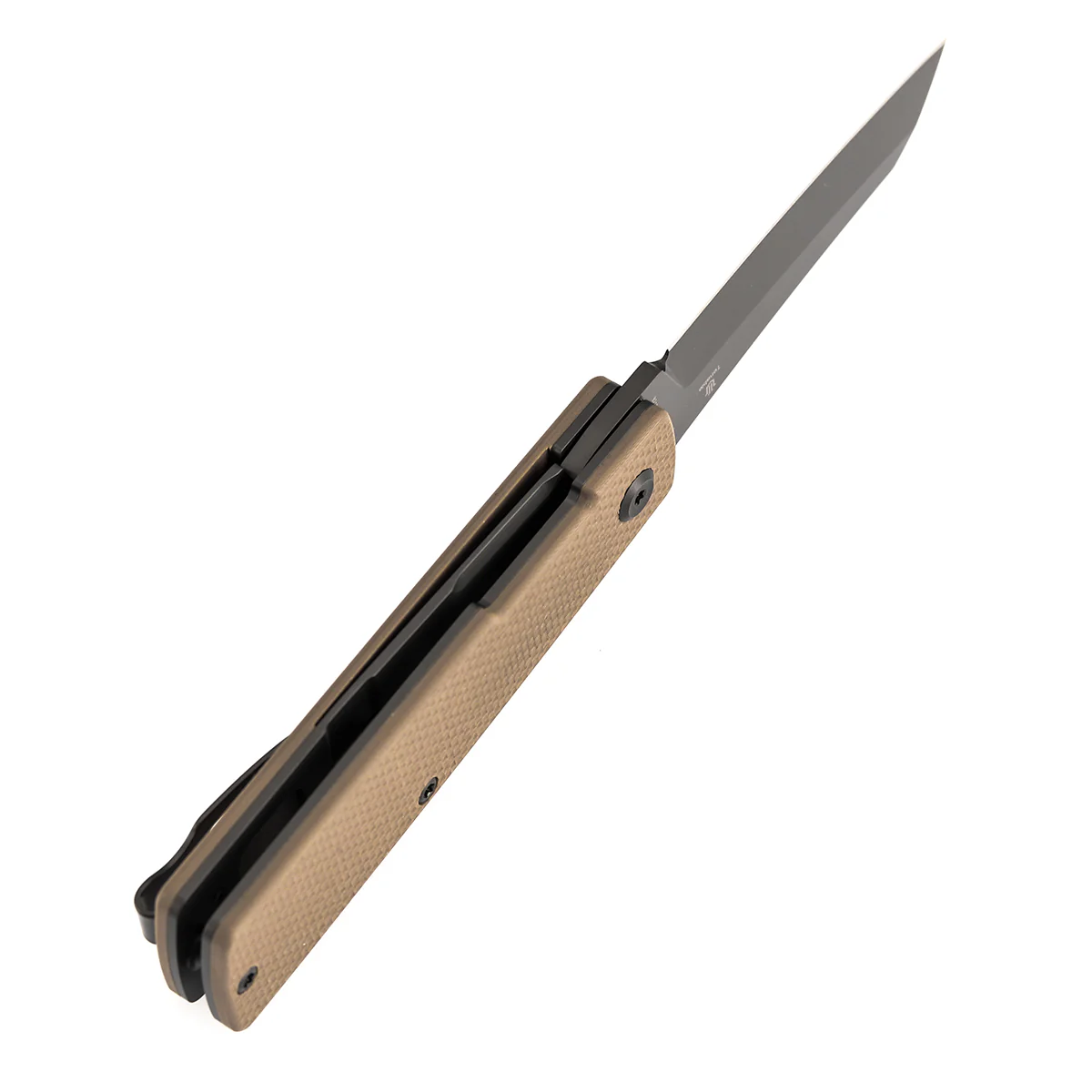 Tenable Higonokami Folding Knife | 3.02'' Gray Coating D2 Blade | Light Sand G10 Handle | Goran mihajlovic Design | B2135A5 - Image 4