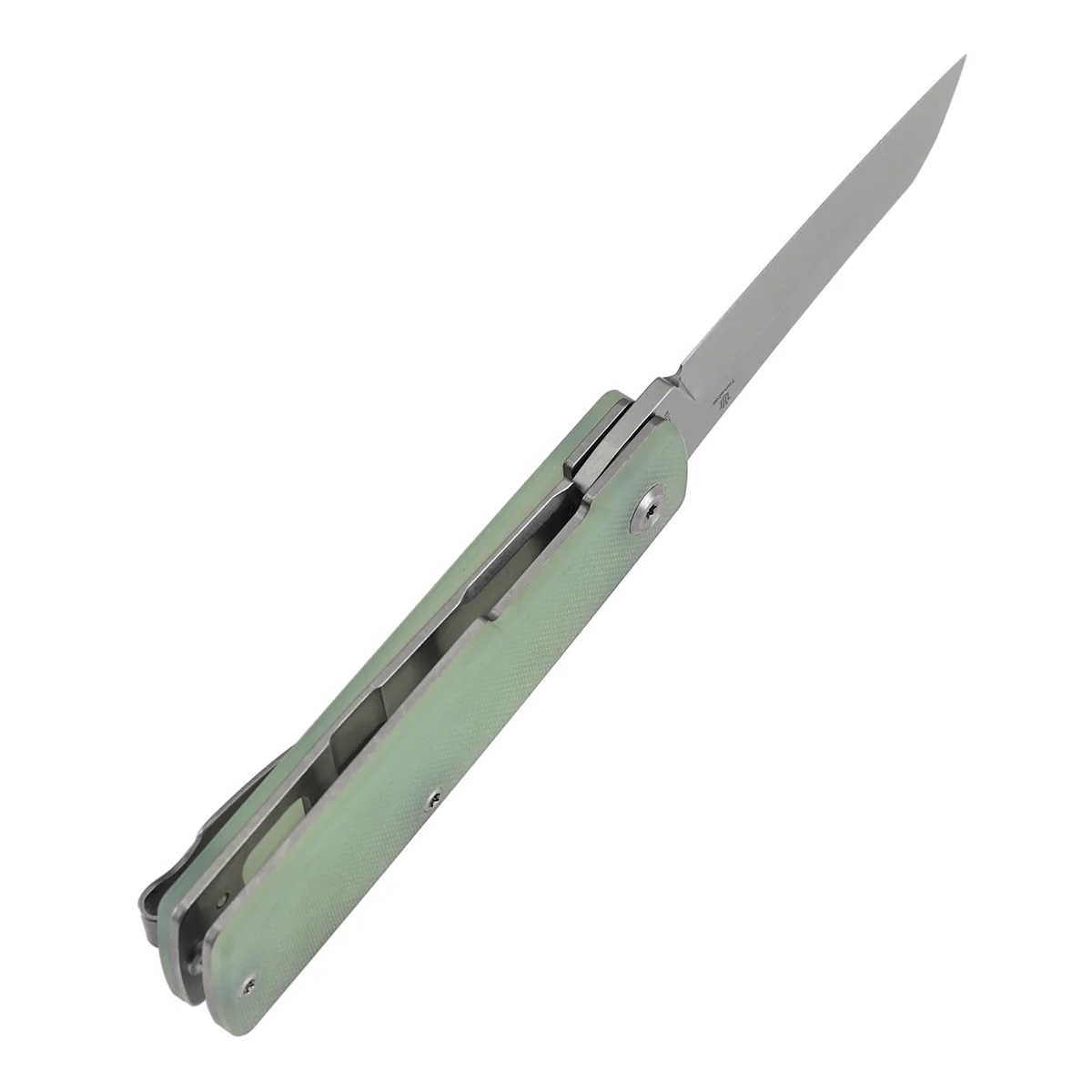Tenable Higonokami Folding Knife | 3.02'' Stonewashed D2 Blade | Jade  G10 Handle | Goran mihajlovic Design | B2135A4 - Image 4
