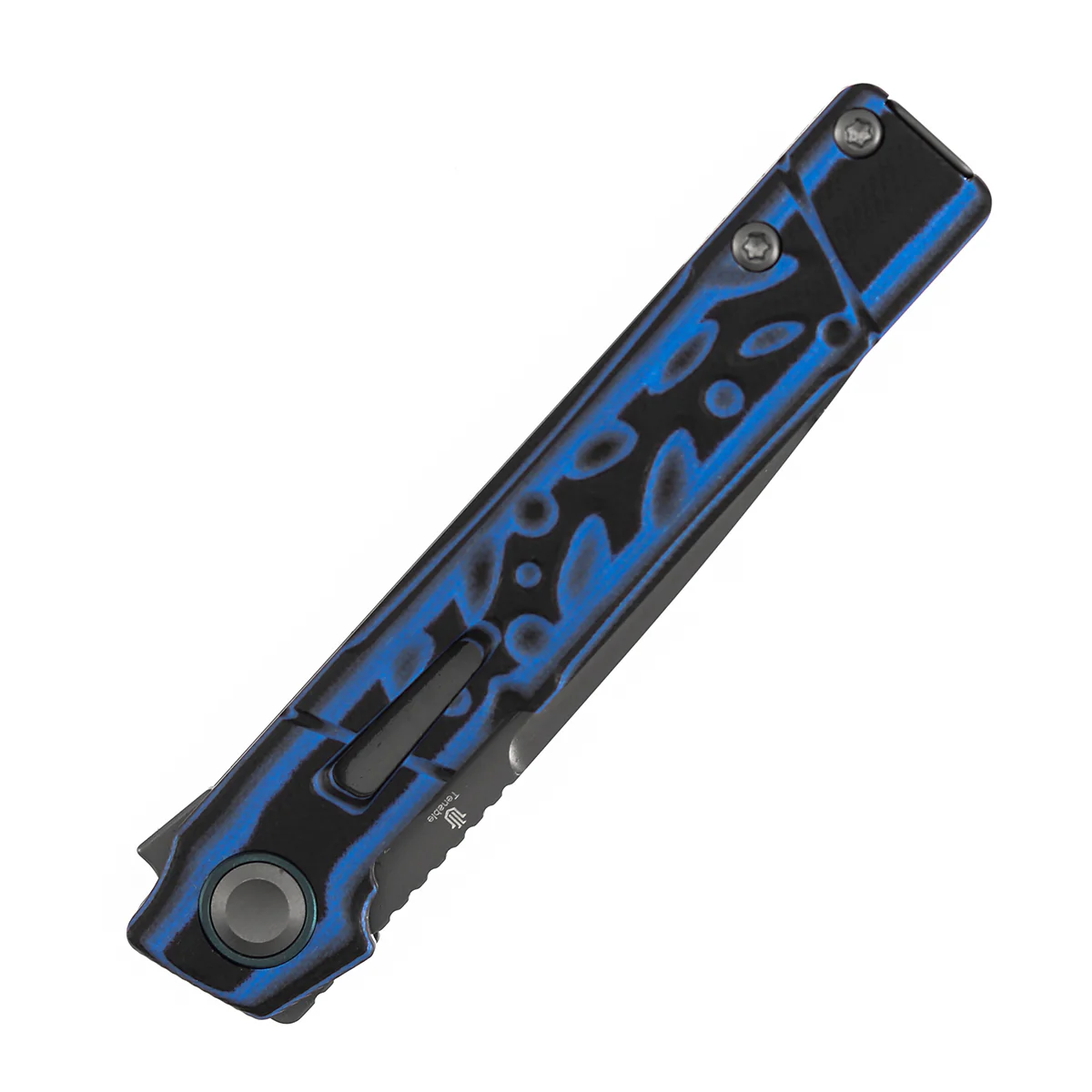 Tenable Kitpu Folding Knife | 2.9'' Gray TiCn Coated Nitro-V Blade | Blue & Black G10 Handle | Jonathan Styles Design - B2123A1 - Image 8