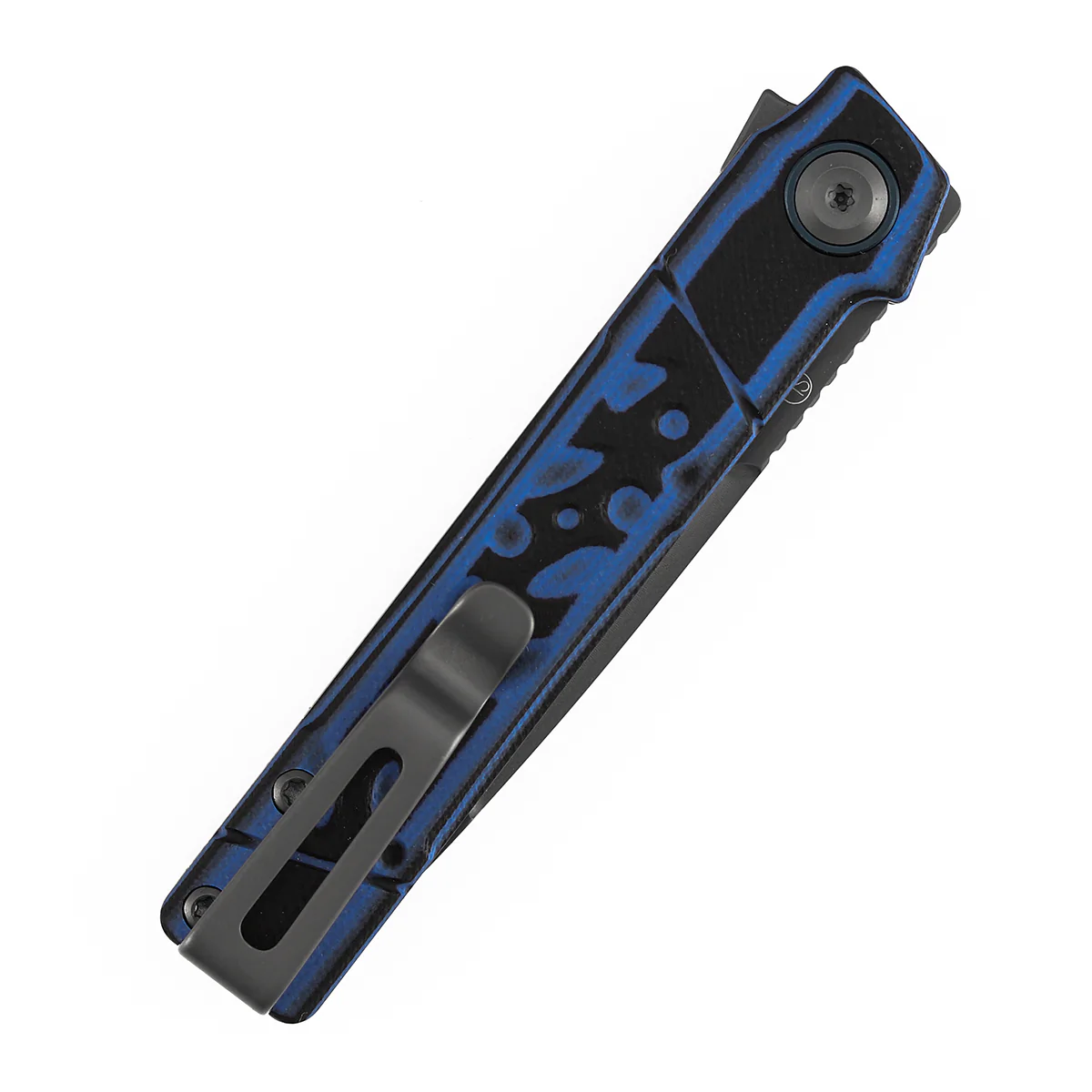 Tenable Kitpu Folding Knife | 2.9'' Gray TiCn Coated Nitro-V Blade | Blue & Black G10 Handle | Jonathan Styles Design - B2123A1 - Image 9