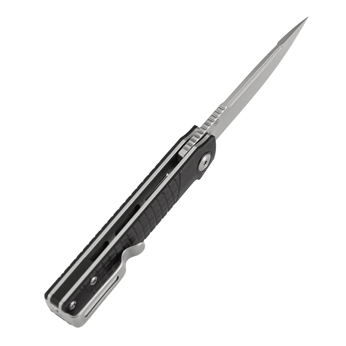 Tenable Kitpu Folding Knife | 2.9'' Stonewashed Nitro-V Blade | Black G10 with Frag Pattern Handle | Jonathan Styles Design - B2123A3 - Image 6