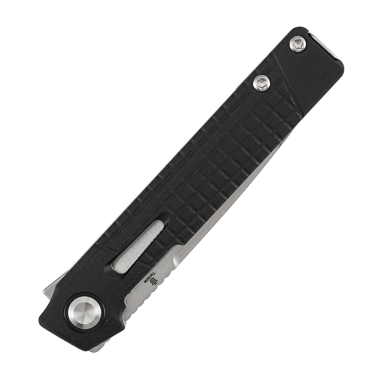 Tenable Kitpu Folding Knife | 2.9'' Stonewashed Nitro-V Blade | Black G10 with Frag Pattern Handle | Jonathan Styles Design - B2123A3 - Image 8