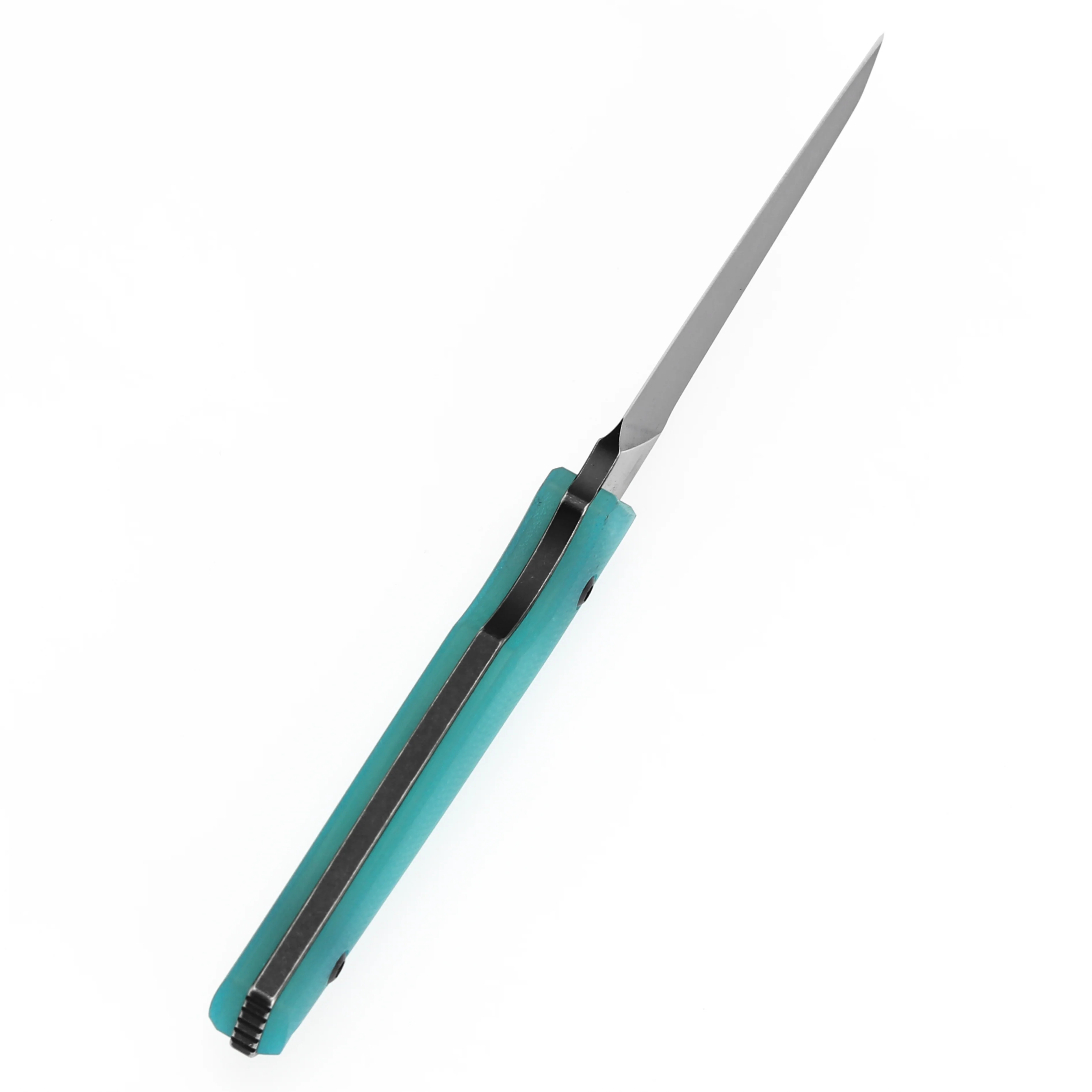 Tenable Parr Fixed Blade Knife | 2.87" Blackwash 14C28N Blade | Tiffany Blue G10 Handle| Jonathan Styles - G011B3 - Image 7