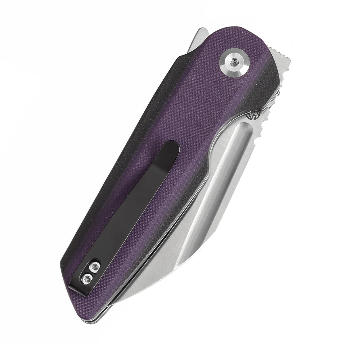 Tenable Rafe L Folding Knife Purple and Black G10 Handle (3.19" Satin 14C28N Blade) 4T5 Design--T1048A5 - Image 8