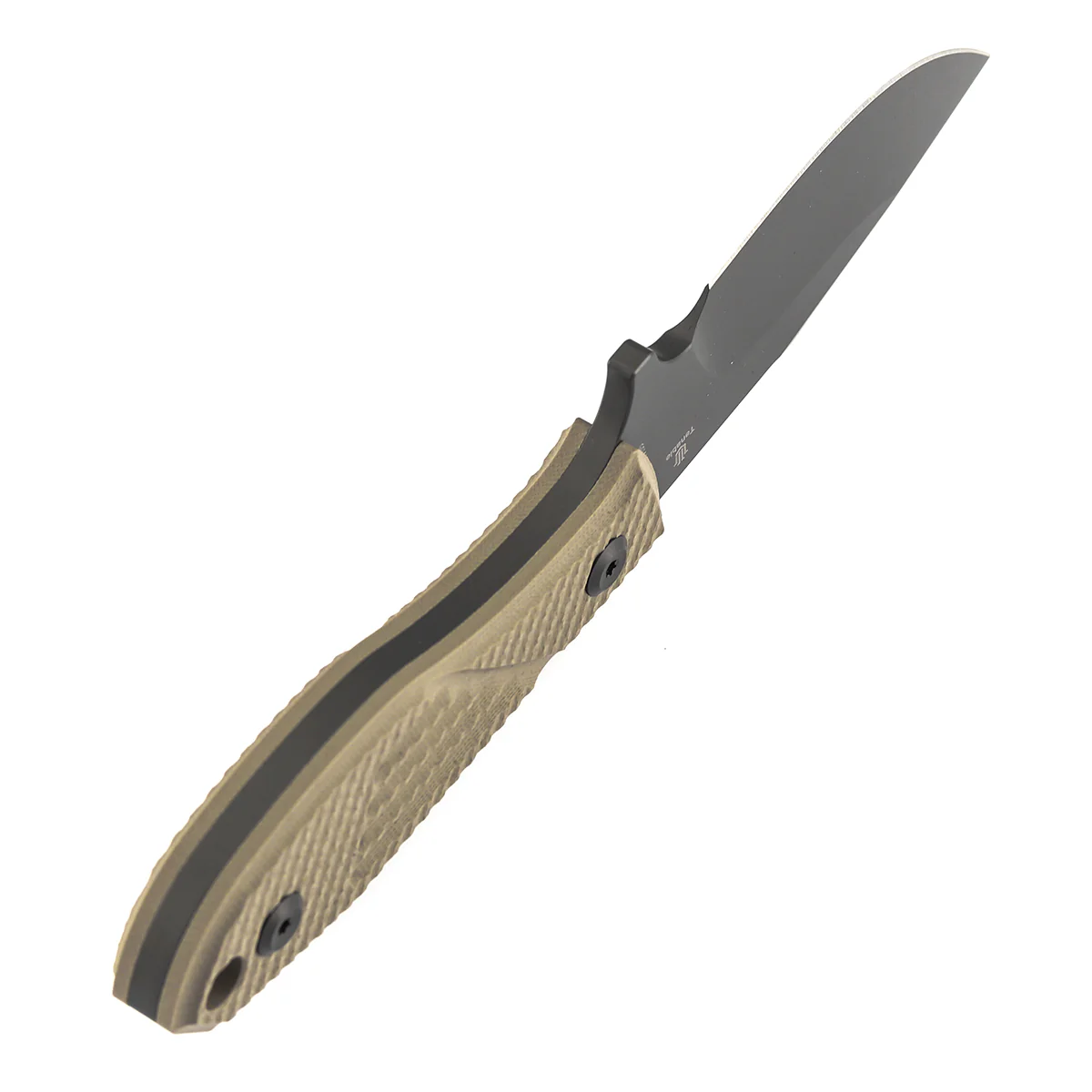 Tenable Tiny Dancer Fixed Blade Knife | 3.17" Gray TiCn Coated D2 Blade | Light Sand G10 Handle | JB Stout Design | G014A8 - Image 4