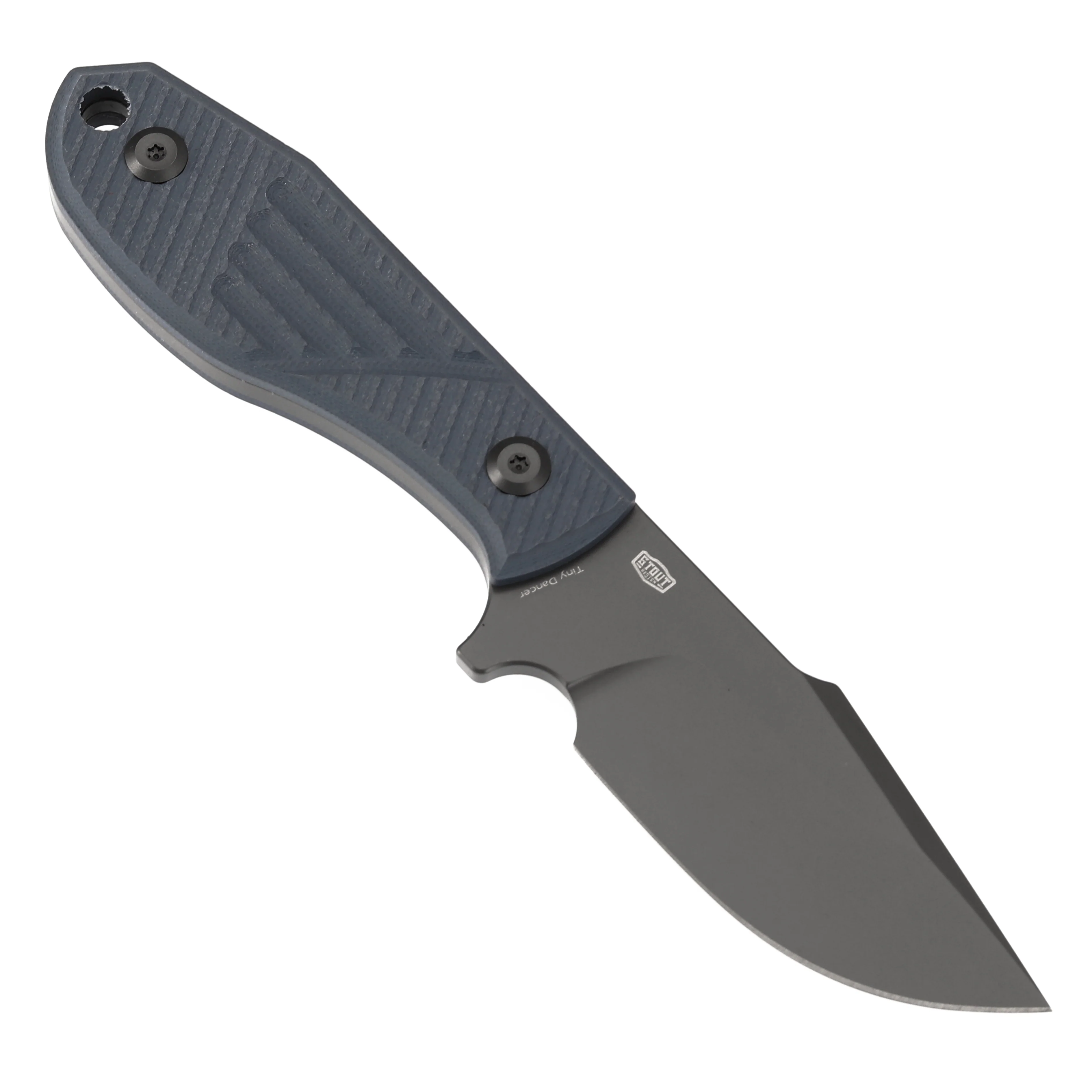 Tenable Tiny Dancer Fixed Blade – Light Gray G10 Handle – 3.17" Gray TiCn Coated D2 Blade – JB Stout Design – G014A3 - Image 6