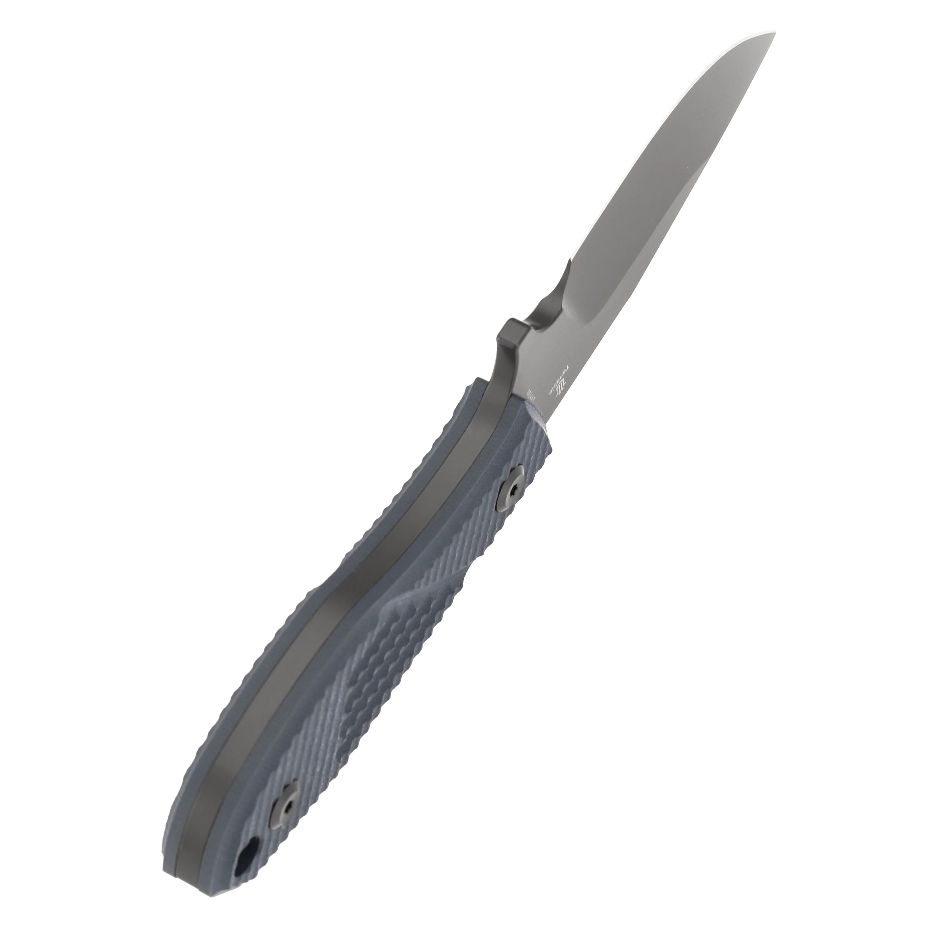 Tenable Tiny Dancer Fixed Blade – Light Gray G10 Handle – 3.17" Gray TiCn Coated D2 Blade – JB Stout Design – G014A3 - Image 7